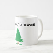 Mug Un appel au drapeau de révolution américaine de (Devant droit)