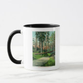 Mug Un arbre tombé sur la scène du parc Woodland (Gauche)