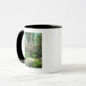 Mug Un arbre tombé sur la scène du parc Woodland (Devant gauche)