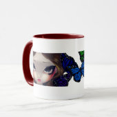 Mug Un arc-en-ciel des papillons (Devant gauche)