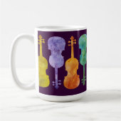 Mug Un arc-en-ciel des violons sur la prune (Gauche)