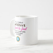 Mug Un Architecte Vraiment Génial – Nom Personnalisé (Devant gauche)
