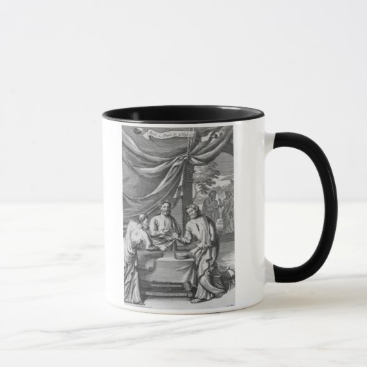 Mug Un argument entre les cartographes, illustration (Droite)