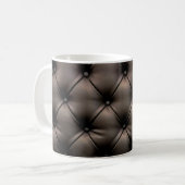 Mug Un arrière - plan en cuir foncé, d'un siège auto (Devant gauche)