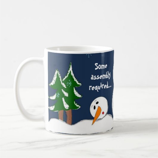 Mug Un Assemblage Requis Snowman (Gauche)