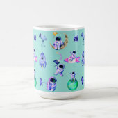 Mug Un astronaute lance une fusée spatiale (Centre)