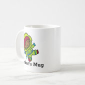 Mug Un astronaute personnalisé en Spacesuit (Devant gauche)