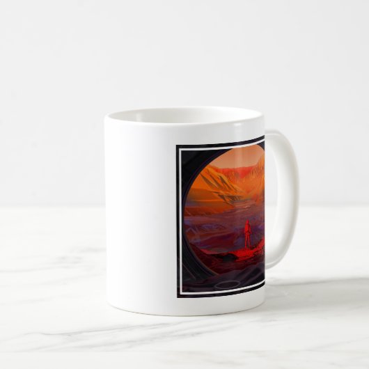 Mug Un Astronaute Sur Mars (Devant droit)