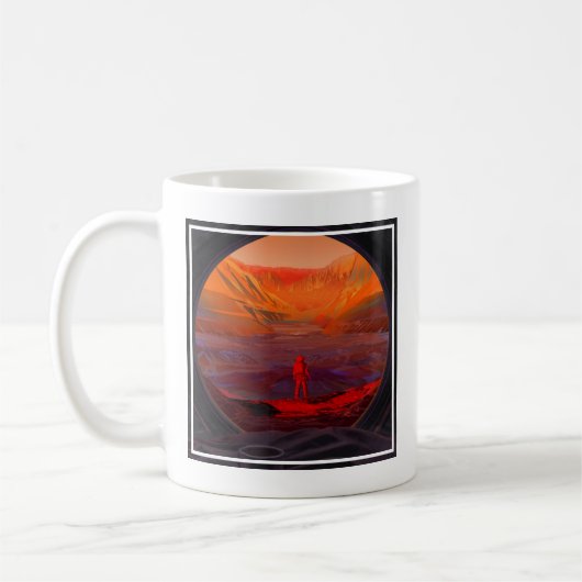 Mug Un Astronaute Sur Mars (Gauche)