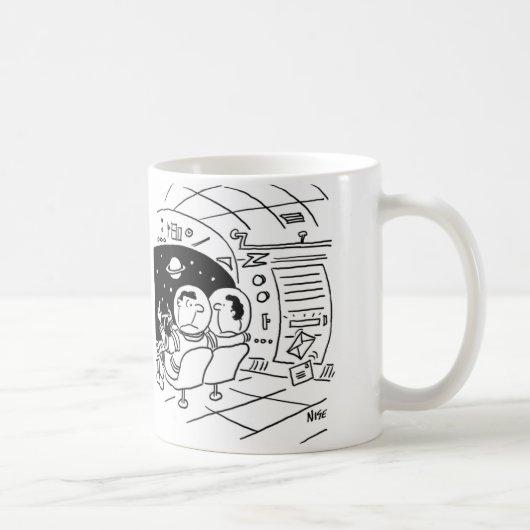 Mug Un astronaute surpris de voir le courrier livré (Droite)