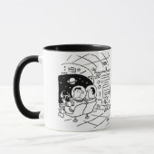 Mug Un astronaute surpris de voir le courrier livré (Gauche)