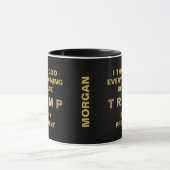 Mug Un atout goldtone remercient le pro atout (Centre)