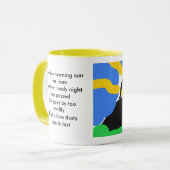 Mug Un autre soleil du matin (Devant gauche)