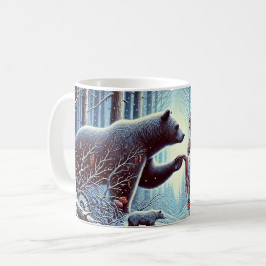 Mug Un avec la nature. (Devant gauche)