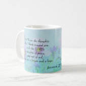 Mug Un avenir et un espoir - Jeremiah 29:11 (Devant gauche)