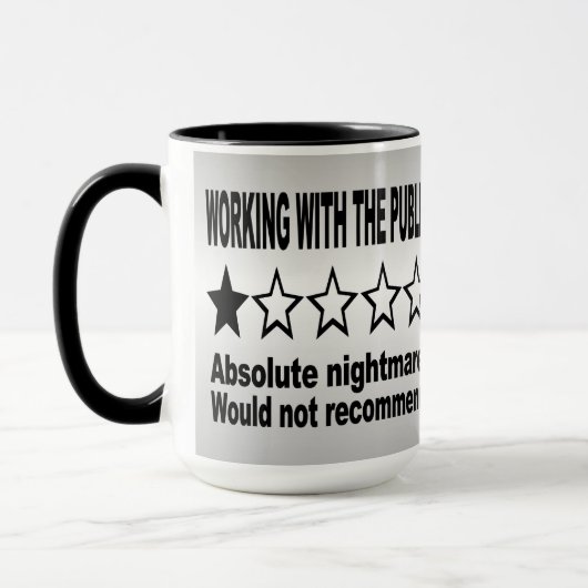 Mug Un avis d'une étoile (Gauche)