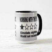 Mug Un avis d'une étoile (Devant droit)