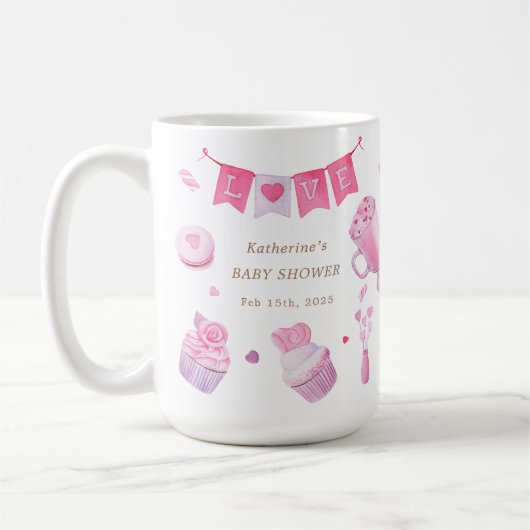 Mug Un Baby shower Un Peu Chéri (Gauche)