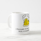 Mug Un barman est juste un pharmacien (Devant gauche)
