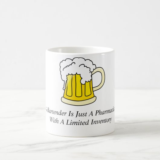 Mug Un barman est juste un pharmacien (Centre)