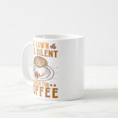 Mug Un bâton est un cri silencieux pour (Devant gauche)