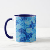 Mug Un beau tissu de Philip Jacobs, une bouge spirale (Gauche)