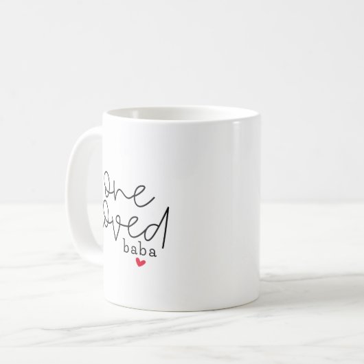 Mug Un bébé aimé (Devant gauche)