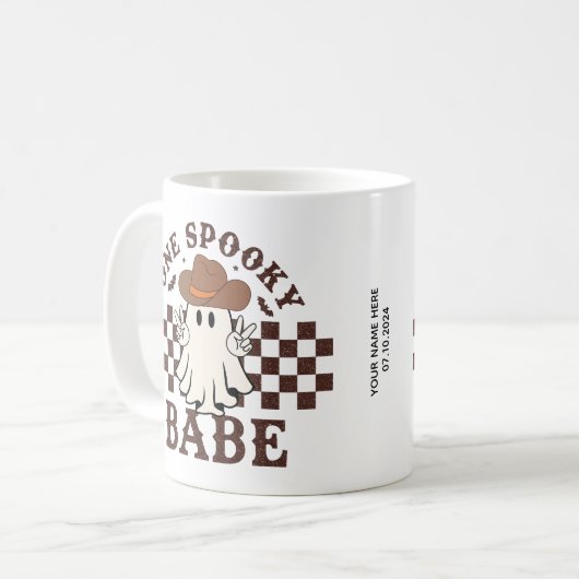 Mug Un bébé Éffrayant Occidentale Fille Fantôme Annive (Devant gauche)