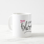 Mug Un bébé est une bénédiction, une fille bébé (Devant gauche)