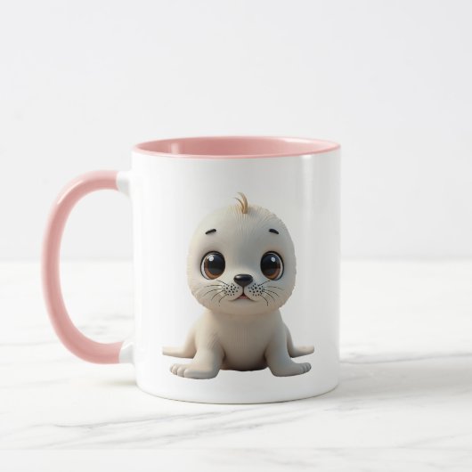 Mug Un bébé phoque adorable. (Gauche)