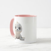 Mug Un bébé phoque adorable. (Devant gauche)