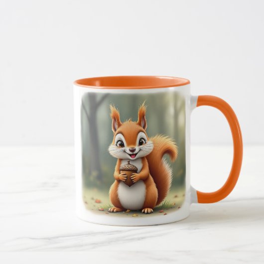 Mug Un bel écureuil vous présente sa noisette. (Droite)