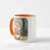 Mug Un bel écureuil vous présente sa noisette. (Devant gauche)
