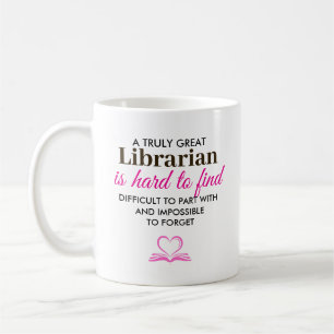 Mug Un bibliothécaire vraiment génial – Nom personnali