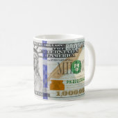 Mug Un billet d'un million de dollars (Devant droit)