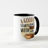 Mug un bon début de journée avec du café (Devant droit)