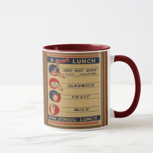 Mug Un Bon Déjeuner D'École (Droite)