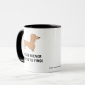 Mug Un bon/dur saucisse est dur/bon pour trouver la (Devant gauche)