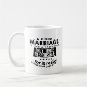 Mug Un bon mariage est comme une casserole (Gauche)