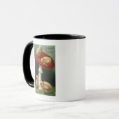 Mug Un bon Pâques sur les champignons rouges (Devant gauche)