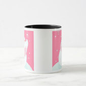 Mug Un bonhomme de neige atteignant pour un flocon de (Centre)