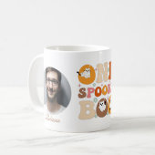 Mug Un Boom Éffrayant Super Halloween Cat Ghost Photo (Devant gauche)