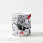 Mug Un bouclage de Noël de caméléon (Centre)