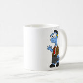 Mug Un Brontosaur Dessiné, Habillé Comme Frankenstein. (Devant droit)