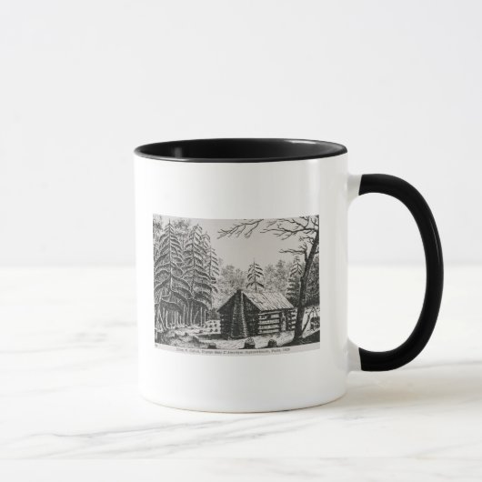 Mug Un cabine de frontière, 'de la reconstitution (Droite)