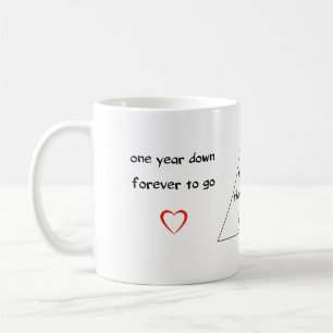 Mug Un cadeau d'anniversaire d'an pour l'amie