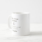 Mug Un cadeau d'appréciation pour un véritablement gra (Devant gauche)