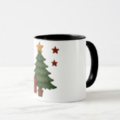 Mug Un cadeau d'arbre tricoté mignon (Devant droit)