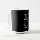 Mug Un cadeau de chien fou français pour un chien fou (Devant gauche)