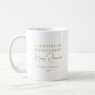 Mug Un cadeau de retraite élégant pour une vie de réus